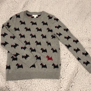 Scottie dog sweater